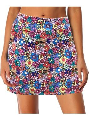 Floral Multicolor Women’s Mini Skirt NWT Size Small